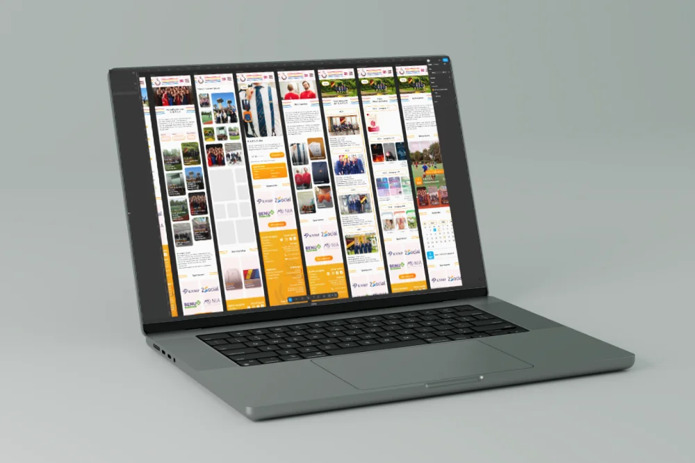 Voorbeeld van een Figma webdesign en prototype